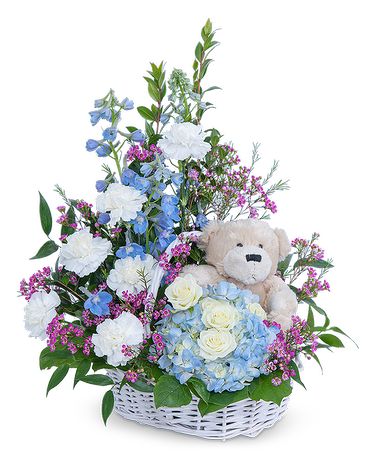 Beary Lovable Flower Arrangement