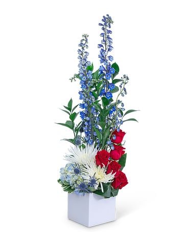 Strength and Valor Flower Arrangement