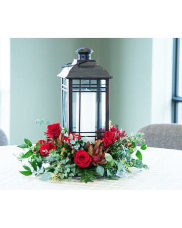 Everlasting Lantern Flower Arrangement