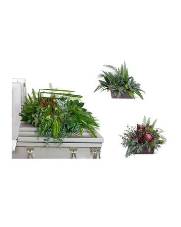 Beloved Botanics Trio Funeral Arrangement