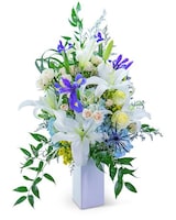 Deluxe size,  inches height and  inches wide.