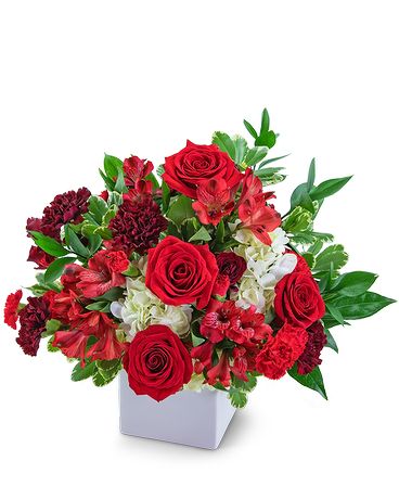 Ruby Luxe Flower Arrangement