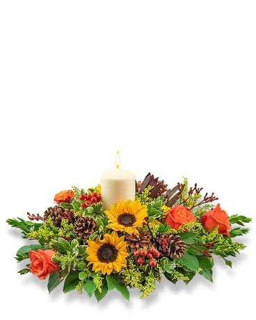 Spectacular Season Centerpiece Flower Arrangement