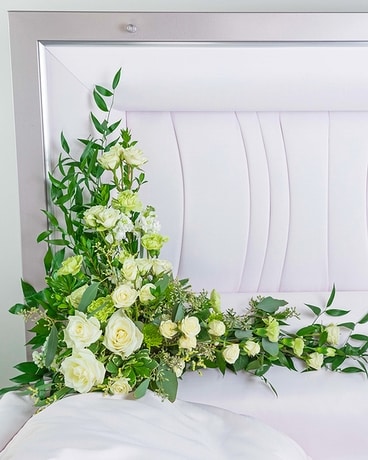 Eternal Peace Corner Insert Funeral Arrangement