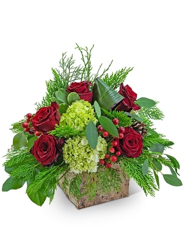 Berries N' Birch Flower Arrangement