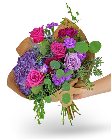 Magenta Bouquet Flower Arrangement