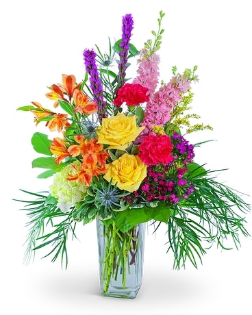 The Garden Flower Wrap Bouquet in New Paltz NY - The Colonial Flower Shop