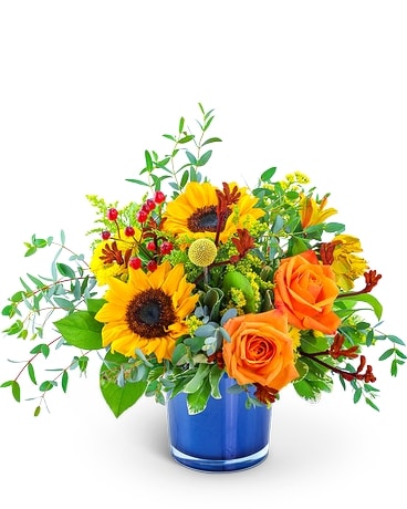 Stunning Sapphire Flower Arrangement