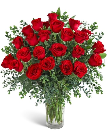 rose red２個オーダーブーケ完成 Two Dozen Red Hot Roses in Lakehurst NJ - Colonial Bouquet