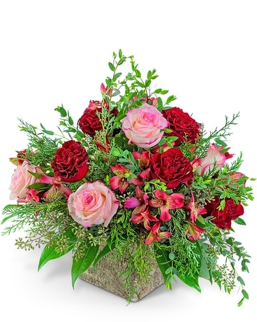 Ravishing Rouge by Razzle Dazzle® Flowers Mesa Flower Arrangement