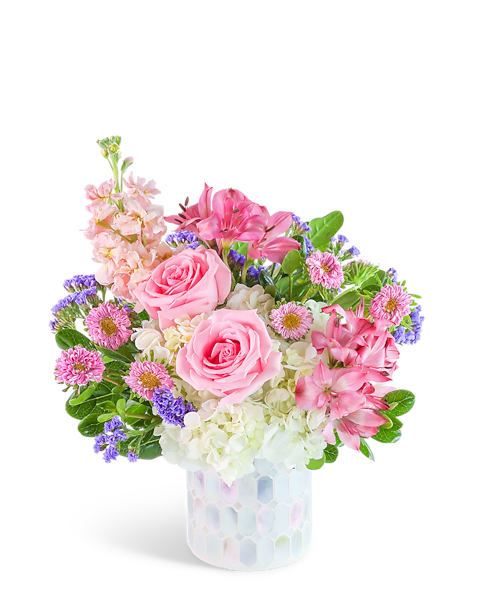 Pink Cloud Mosaic in Thorp WI - Aroma Florist