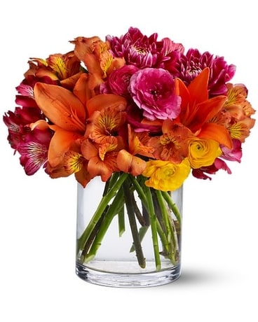 Watercolor Wonder Flower Arrangement