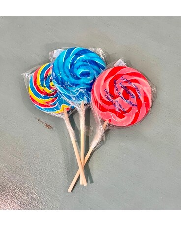 Swirly Lollipop Flower Arrangement