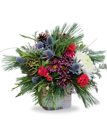 Winter Birch Beauty Flower Arrangement