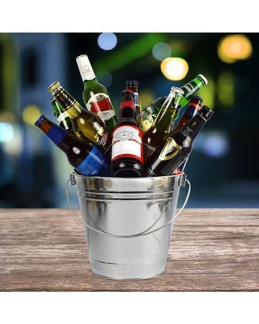 Beer Sampler Gift Basket Flower Arrangement