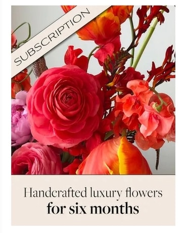Flower Subscription-6 Months Flower Arrangement