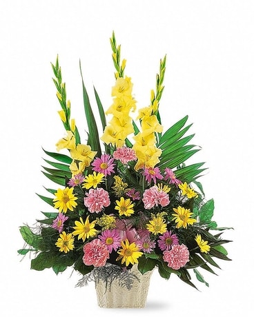 Warm Thoughts Arrangement Sympathy Arrangement