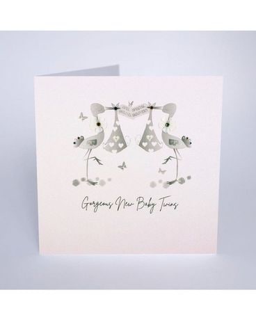New Baby Twins Flower Arrangement