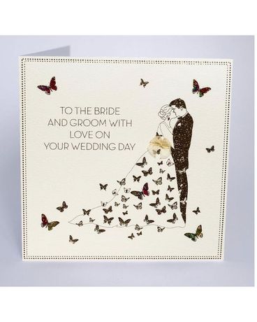 With Love On Your Wedding Day Flower Arrangement
