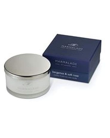 Bergamot & Soft Rose 3 Wick Candle Flower Arrangement