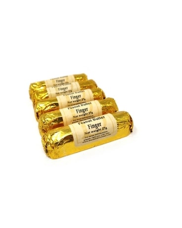 Gold tray of 5. Peanut butter fingers Flower Arrangement