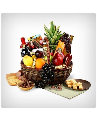 Gourmet Holiday Treats Flower Arrangement