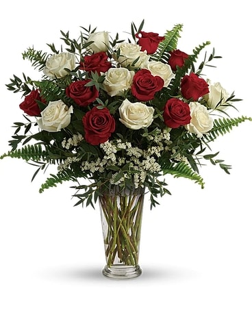 Yours Truly Bouquet - 18 Stolen Kisses Flower Arrangement