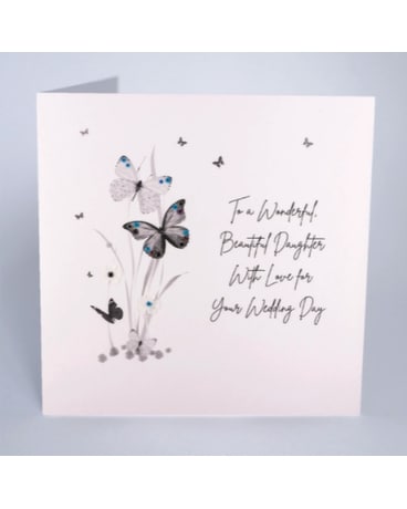 To a Wonderful, Beautiful Daughter - Wedding Day Custom product