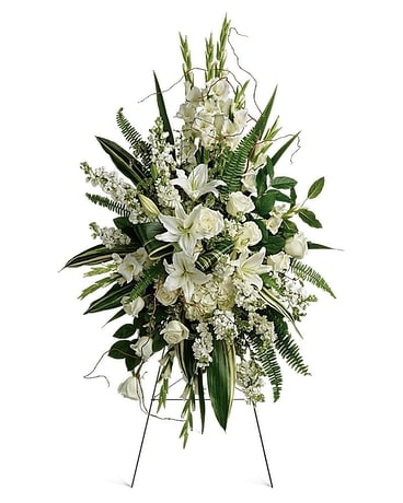 Heartfelt Sympathy Spray Flower Arrangement
