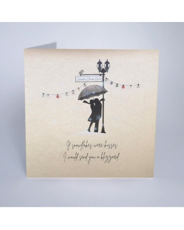 If snowflakes were kisses, I'd send you a blizzard Custom product