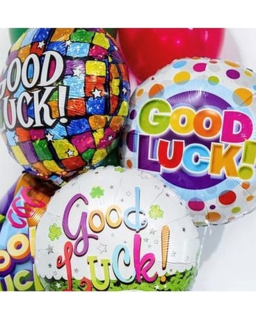 Good Luck Balloon Bouquet Flower Arrangement