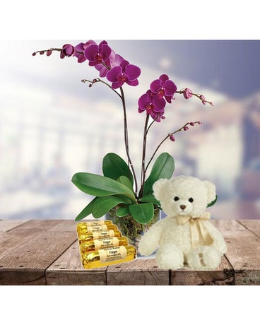 Special Occasion Gift Set Flower Arrangement