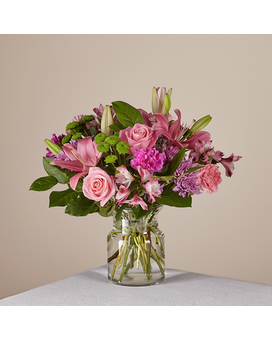 Pearls And Love Flower Arrangement