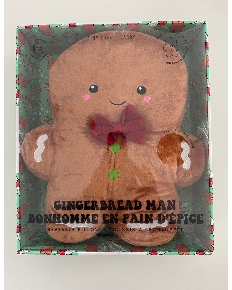 Gingerbread Man Heatable Pillow