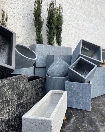 Outdoor Containers Flower Arrangement