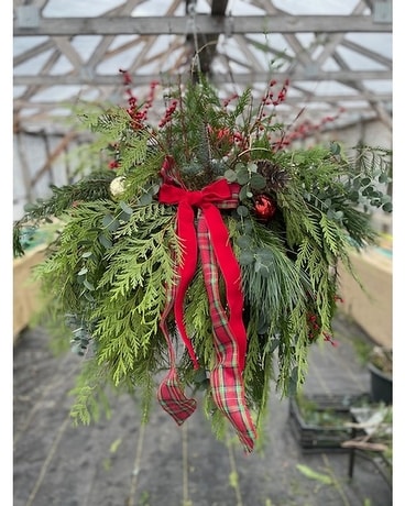 Christmas Hanging Ball Flower Arrangement