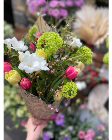 Seasonal Hand Tied Bouquet Flower Arrangement
