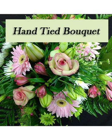 Pink Hand Tied Bouquet Flower Arrangement