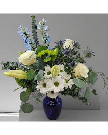Blue Moon Flower Arrangement