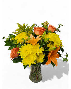 Autumn Morning Flower Arrangement