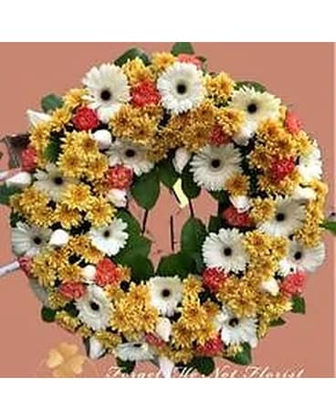 Sympathy Wreath #5 Flower Arrangement