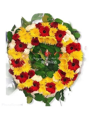 Sympathy Wreath #6 Flower Arrangement