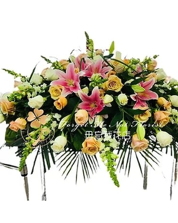 Casket Spray#14 Flower Arrangement