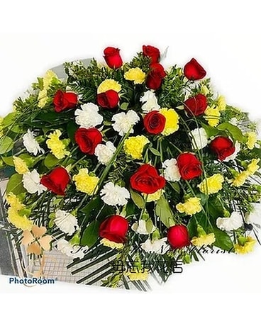 Casket Spray#17 Flower Arrangement