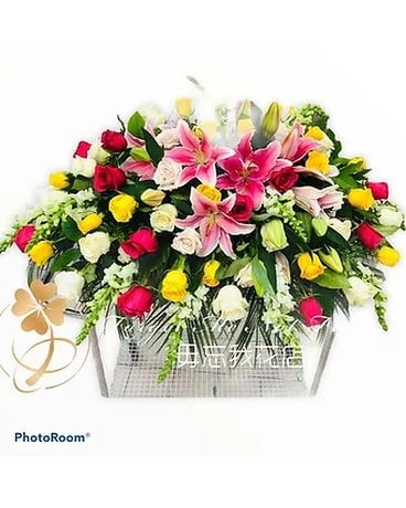 Casket Spray#13 Flower Arrangement