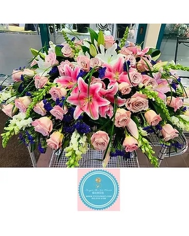 Casket Spray#24 Flower Arrangement