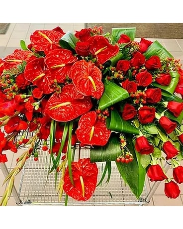 Casket Spray#26 Flower Arrangement