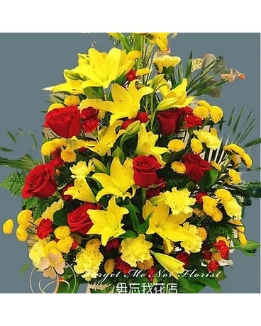 Fresh Flower Basket #40 Flower Arrangement