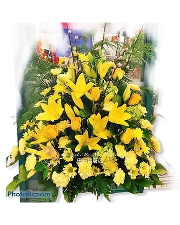 Fresh Flower Basket #37 Flower Arrangement