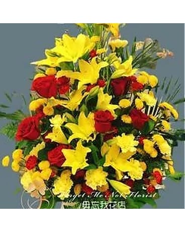 Fresh Flower Basket #7 Flower Arrangement